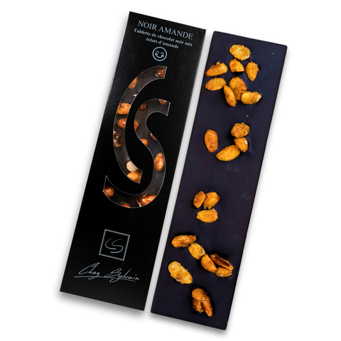 Tablette de Chocolat Noir Amande